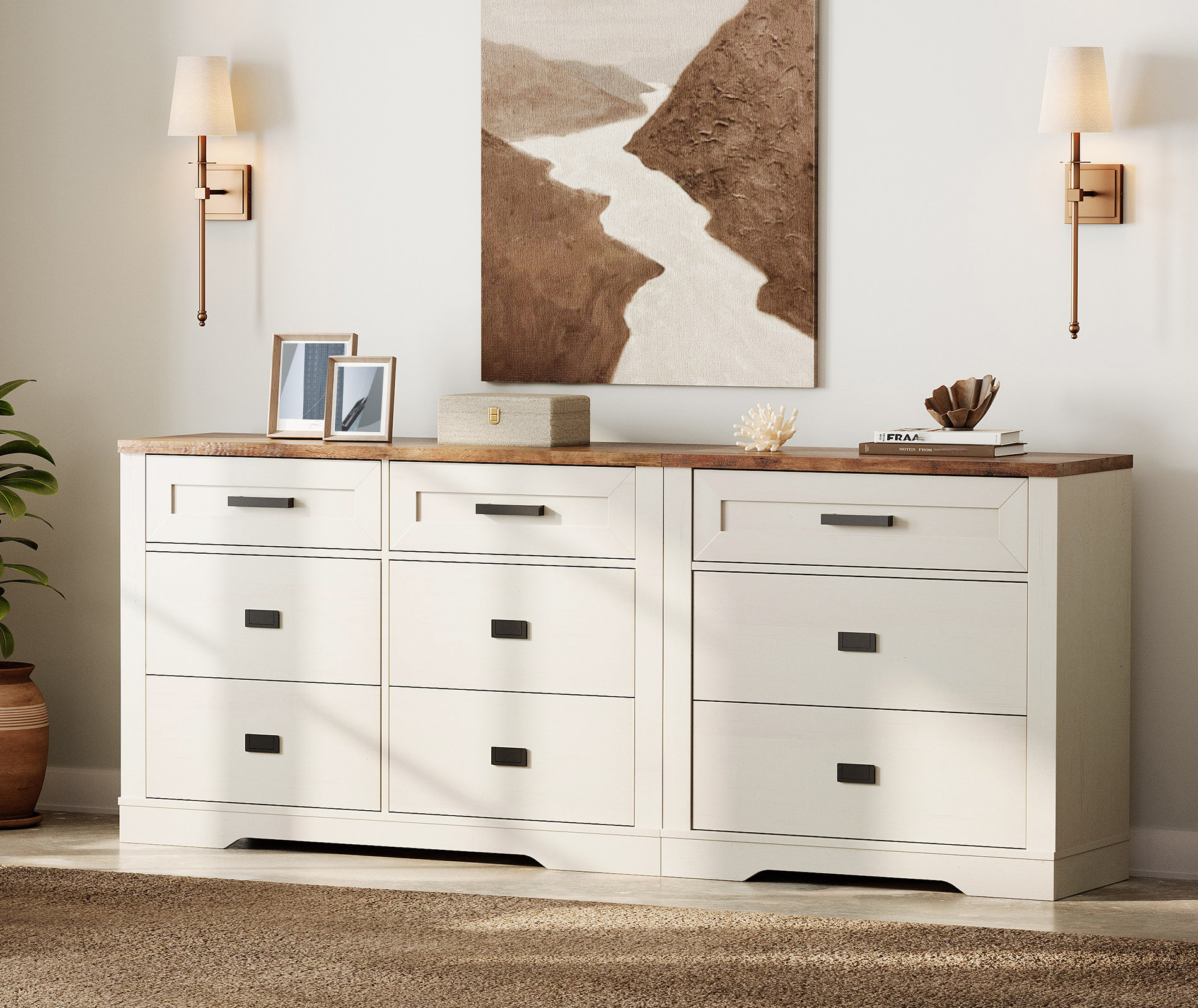 Gracie Oaks Laziza 9 - Drawer Dresser & Reviews | Wayfair
